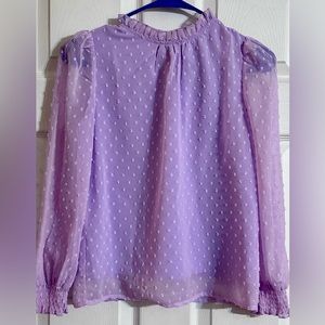 Purple girls top